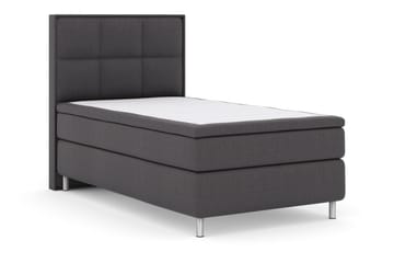 Select No 6 Komplett Sängpaket 120x200 Fast Memory/Pocket - Mörkgrå/Metall - Products - Möbler - Säng - Enkelsäng