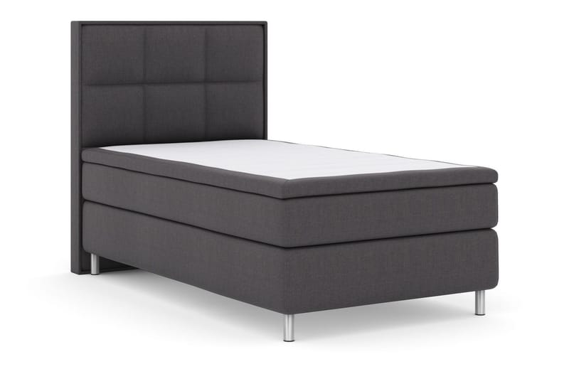 Select No 6 Komplett Sängpaket 120x200 Fast Memory/Pocket - Mörkgrå/Metall - Products - Möbler - Säng - Enkelsäng