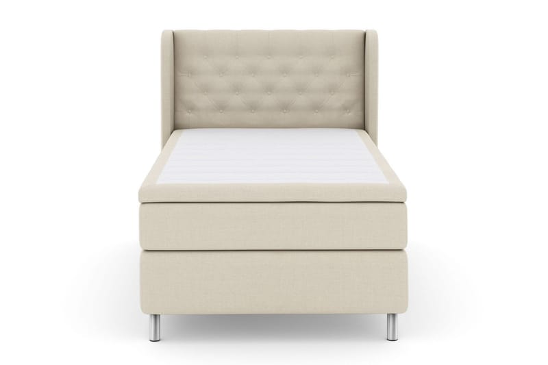 Select No 6 Komplett Sängpaket 120x200 Fast Watergel - Beige/Metall - Products - Möbler - Säng - Enkelsäng