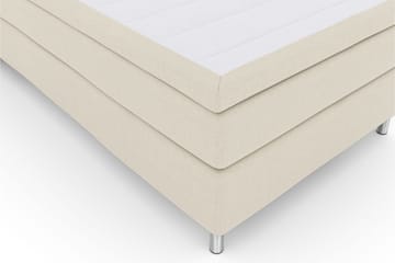 Select No 6 Komplett Sängpaket 120x200 Fast Watergel - Beige/Metall - Products - Möbler - Säng - Enkelsäng