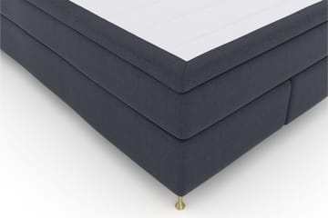 Select No 6 Komplett Sängpaket 140x200 Fast Watergel - Blå/Guld - Products - Möbler - Säng - Kontinentalsäng