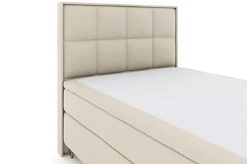Select No 6 Komplett Sängpaket 140x200 Fast/Medium Watergel - Beige/Metall V-form - Products - Möbler - Säng - Kontinentalsäng