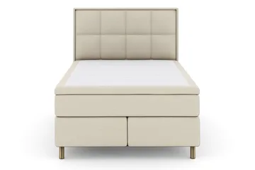 Select No 6 Komplett Sängpaket 140x200 F/M Latex/Memory - Beige/Koppar - Products - Möbler - Säng - Kontinentalsäng