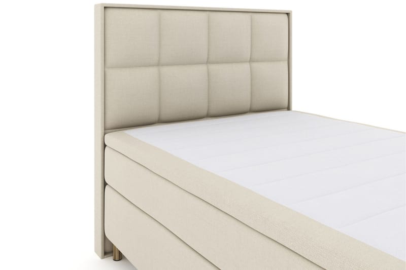 Select No 6 Komplett Sängpaket 140x200 F/M Latex/Memory - Beige/Koppar - Products - Möbler - Säng - Kontinentalsäng