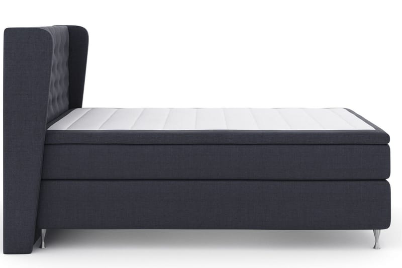 Select No 6 Komplett Sängpaket 140x200 F/M Memory/Pocket - Blå/Silver - Products - Möbler - Säng - Kontinentalsäng