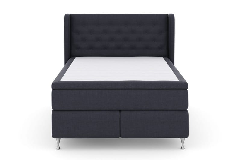 Select No 6 Komplett Sängpaket 140x200 F/M Memory/Pocket, Blå/Silver