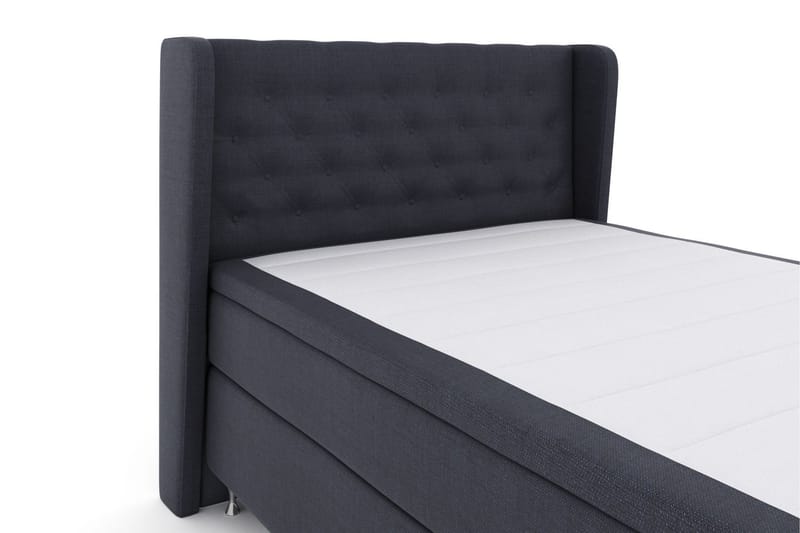 Select No 6 Komplett Sängpaket 140x200 F/M Memory/Pocket - Blå/Silver - Products - Möbler - Säng - Kontinentalsäng