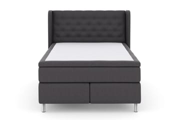 Select No 6 Komplett Sängpaket 140x200 F/M Memory/Pocket - Mörkgrå/Metall - Products - Möbler - Säng - Kontinentalsäng