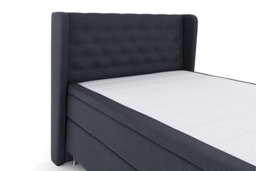 Select No 6 Komplett Sängpaket 140x200 Medium Latex/Memory - Blå/Silver - Products - Möbler - Säng - Kontinentalsäng