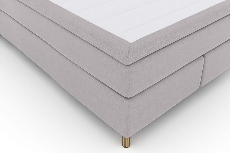 Select No 6 Komplett Sängpaket 140x200 Medium Latex/Memory - Ljusgrå/Koppar - Products - Möbler - Säng - Kontinentalsäng