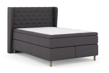 Select No 6 Komplett Sängpaket 140x200 Medium Latex/Memory - Mörkgrå/Koppar - Products - Möbler - Säng - Kontinentalsäng