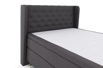 Select No 6 Komplett Sängpaket 140x200 Medium Watergel - Mörkgrå/Guld - Products - Möbler - Säng - Kontinentalsäng