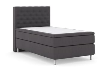Select No 6 Kontinentalsäng 120x200 Fast Latex/Memory - Mörkgrå/Metall - Products - Möbler - Säng - Enkelsäng