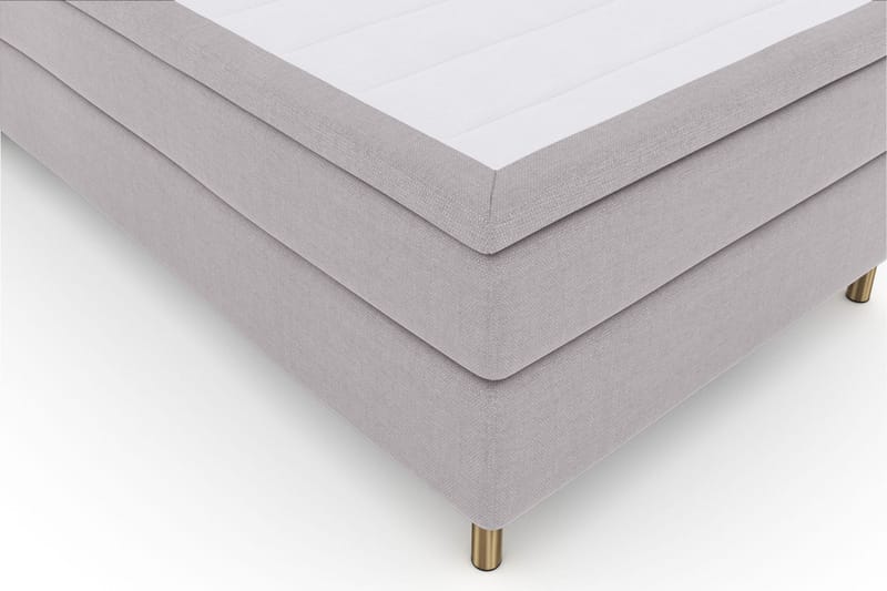 Select No 6 Kontinentalsäng 120x200 Fast Watergel - Ljusgrå/Koppar - Products - Möbler - Säng - Enkelsäng