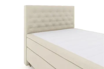 Select No 6 Kontinentalsäng 140x200 Fast Watergel - Beige/Metall V-Form - Products - Möbler - Säng - Kontinentalsäng