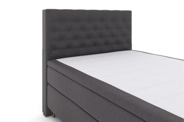 Select No 6 Kontinentalsäng 140x200 Fast Watergel - Mörkgrå/Metall V-Form - Products - Möbler - Säng - Kontinentalsäng