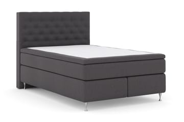 Select No 6 Kontinentalsäng 140x200 Fast/Medium Watergel - Mörkgrå/Silver - Products - Möbler - Säng - Kontinentalsäng