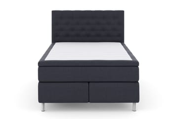 Select No 6 Kontinentalsäng 140x200 F/M Memory/Pocket - Blå/Metall - Products - Möbler - Säng - Kontinentalsäng