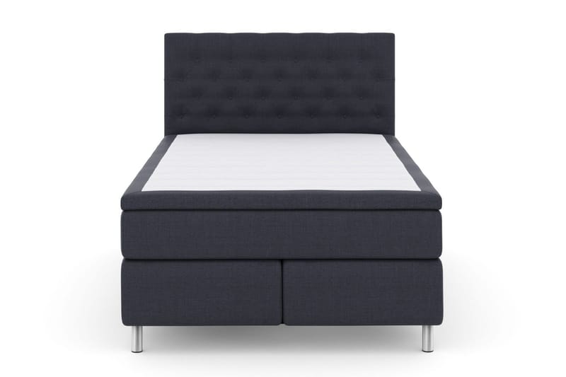Select No 6 Kontinentalsäng 140x200 F/M Memory/Pocket - Blå/Metall - Products - Möbler - Säng - Kontinentalsäng
