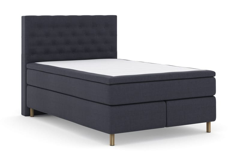 Select No 6 Kontinentalsäng 140x200 F/M Memory/Pocket - Blå/Metall - Products - Möbler - Säng - Kontinentalsäng