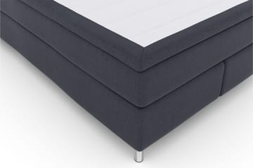 Select No 6 Kontinentalsäng 140x200 F/M Memory/Pocket - Blå/Metall - Products - Möbler - Säng - Kontinentalsäng
