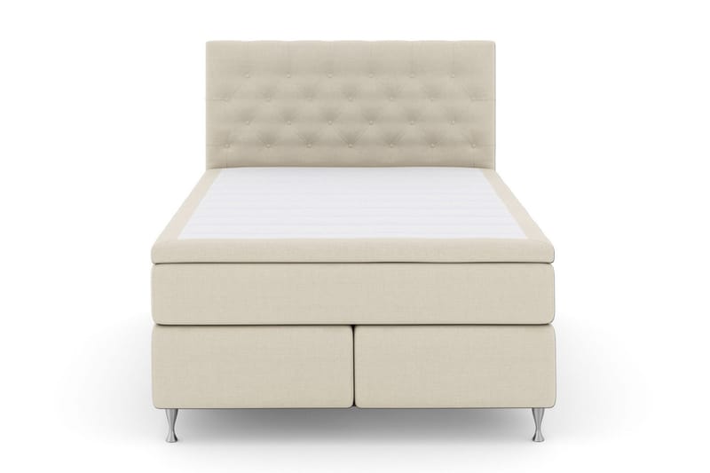 Select No 6 Kontinentalsäng 160x200 Fast Watergel - Beige/Silver - Products - Möbler - Säng - Kontinentalsäng