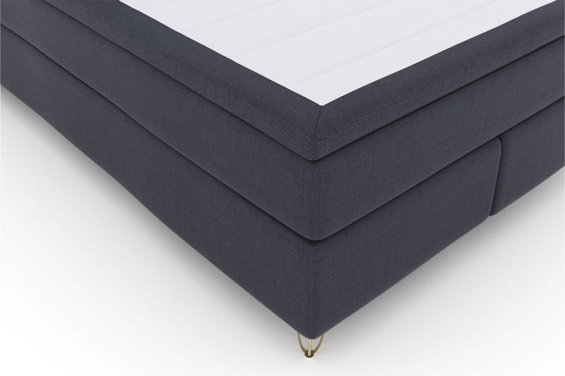 Select No 6 Kontinentalsäng 160x200 Fast Watergel - Blå/Metall V-Form - Products - Möbler - Säng - Kontinentalsäng