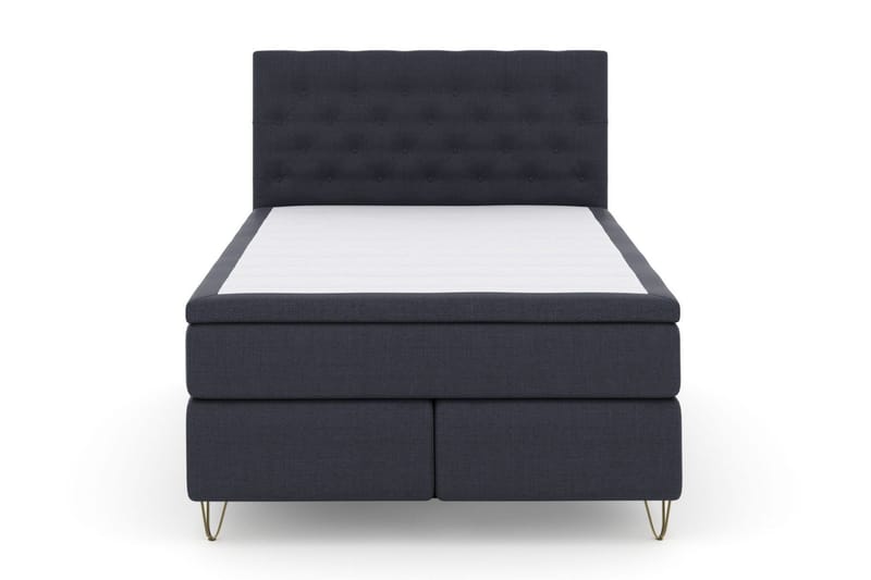 Select No 6 Kontinentalsäng 160x200 Fast Watergel - Blå/Metall V-Form - Products - Möbler - Säng - Kontinentalsäng