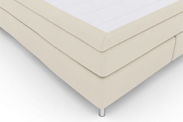 Select No 6 Kontinentalsäng 180x200 Fast/Medium Latex/Memory - Beige/Metall - Products - Möbler - Säng - Kontinentalsäng