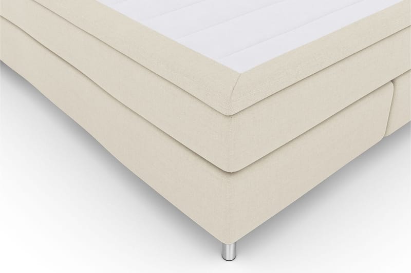 Select No 6 Kontinentalsäng 180x200 Fast/Medium Latex/Memory - Beige/Metall - Products - Möbler - Säng - Kontinentalsäng