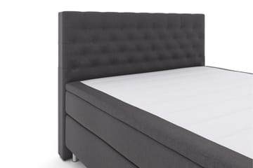 Select No 6 Kontinentalsäng 180x200 Fast/Medium Latex/Memory - Mörkgrå/Metall - Products - Möbler - Säng - Kontinentalsäng