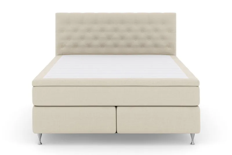 Select No 6 Kontinentalsäng 210x210 Fast Watergel - Beige/Silver - Products - Möbler - Säng - Kontinentalsäng
