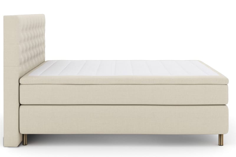 Select No 6 Kontinentalsäng 210x210 Medium Latex/Memory - Beige/Koppar - Products - Möbler - Säng - Kontinentalsäng