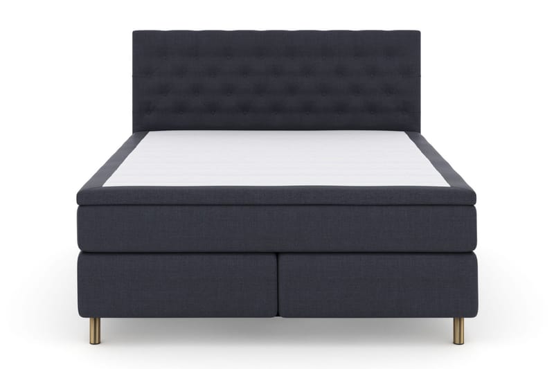 Select No 6 Kontinentalsäng 210x210 Medium Latex/Memory, Blå/Koppar