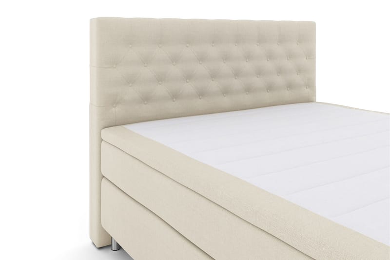 Select No 6 Kontinentalsäng 210x210 Medium Memory/Pocket - Beige/Metall - Products - Möbler - Säng - Kontinentalsäng