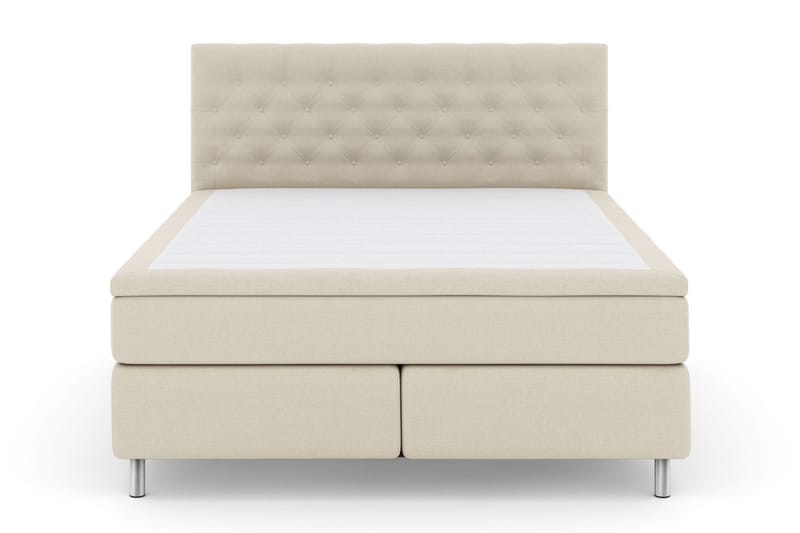 Select No 6 Kontinentalsäng 210x210 Medium Memory/Pocket - Beige/Metall - Products - Möbler - Säng - Kontinentalsäng