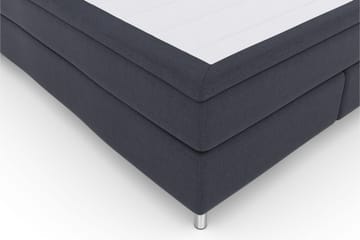 Select No 6 Kontinentalsäng 210x210 Medium Memory/Pocket - Blå/Metall - Products - Möbler - Säng - Kontinentalsäng