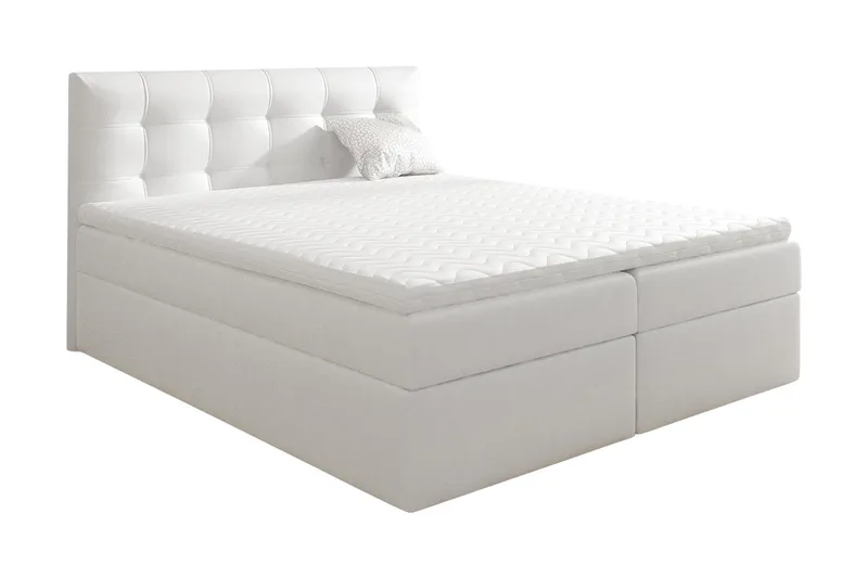 Skaftå Kontinentalsäng 160x200 cm, Svart/Vit