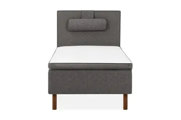 Sundborn Ramsäng 105x200 Medelfast Latex - Grå - Products - Möbler - Säng - Enkelsäng