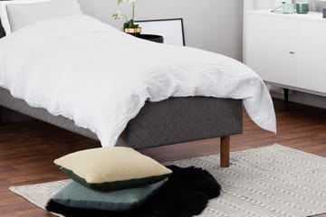 Sundborn Ramsäng 80x200 Medelfast Latex - Grå - Products - Möbler - Säng - Enkelsäng