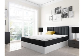 Vasil Kontinentalsäng 140x200 - Svart - Products - Möbler - Säng - Säng med förvaring