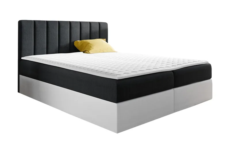 Vasil Kontinentalsäng 200x200, Svart