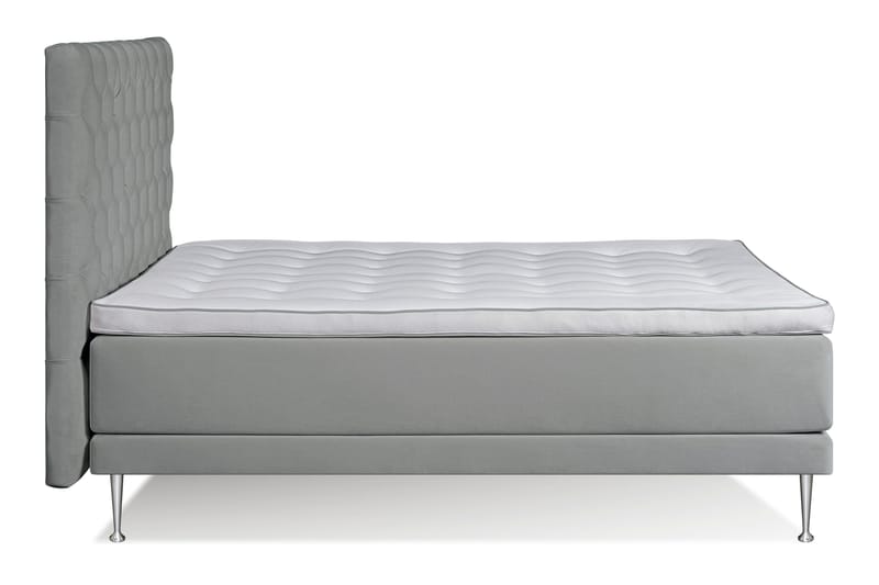 Victoria Komplett Sängpaket 160x200 - Ljusgrå - Products - Möbler - Säng - Kontinentalsäng