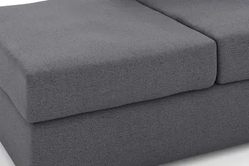 Alnaryd 2-3-sits Bäddsoffa med Fällbart Armstöd - Grå - Products - Möbler - Soffa - Bäddsoffa - 2 sits bäddsoffa