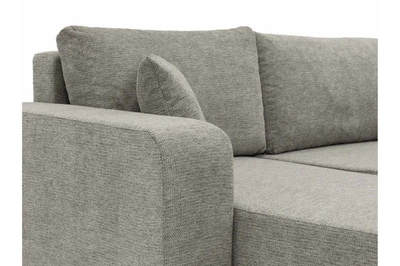 Barile Bäddsoffa med Divan 3-sits i Plysch - Brun - Products - Möbler - Soffa - Bäddsoffa - Bäddsoffa divan