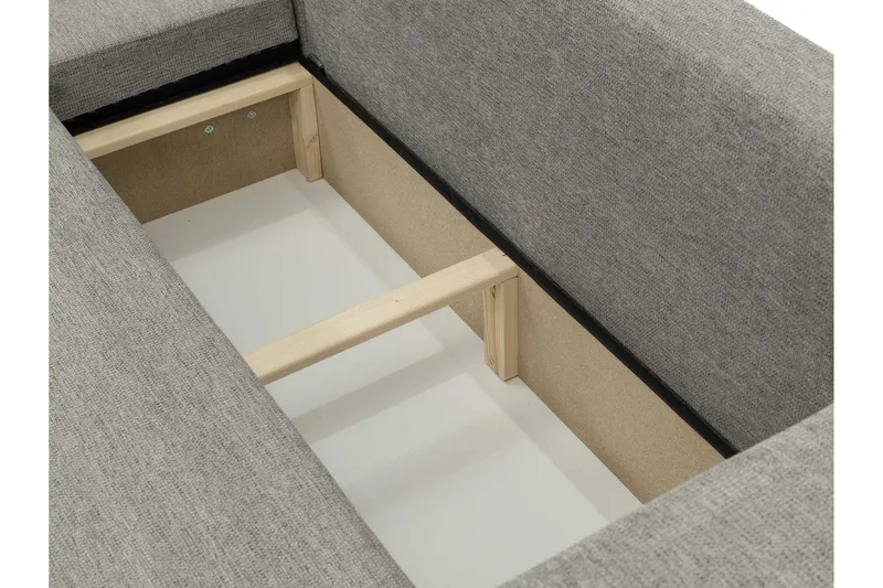 Barile Bäddsoffa med Divan 3-sits i Plysch - Brun - Products - Möbler - Soffa - Bäddsoffa - Bäddsoffa divan