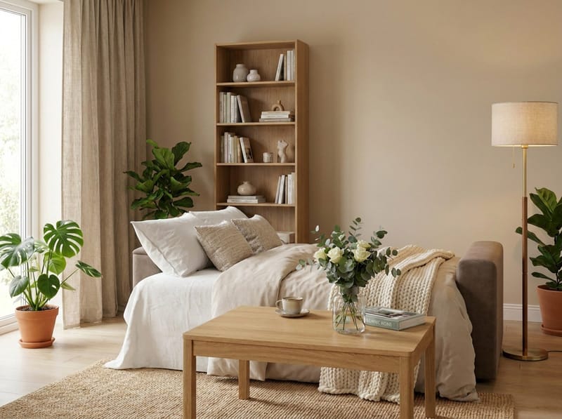 Bergen Extra Djup 3-sits Bäddsoffa med förvaring - Brun - Products - Möbler - Soffa - Bäddsoffa - 3 sits bäddsoffa