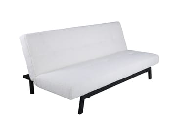 Bodil Bäddsoffa - Vit/Svart - Products - Möbler - Soffa - Bäddsoffa - Bäddsoffa längsbäddad