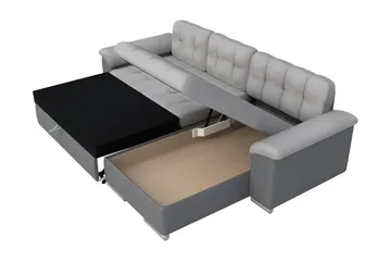 Camior Bäddsoffa m. Divan 3-sits - Beige - Products - Möbler - Soffa - Bäddsoffa - Bäddsoffa divan