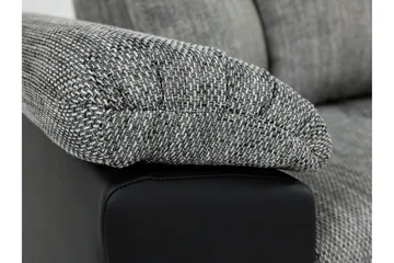 Camior Bäddsoffa med Divan 3-sits - Grå - Products - Möbler - Soffa - Bäddsoffa - Bäddsoffa divan